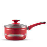 Marble Coated Frying Pan With Glass Lid