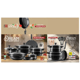 Dream Marble coated 18 Pieces Set