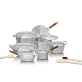 Diamond Crown: 15-Piece Aluminum Cookware Set