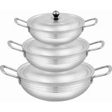 Stylish Wok Set: 6-Piece Karahi Set