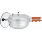 7 Reasons to Choose the Wood Handle Karahi Pressure Cooker With Glass Lid