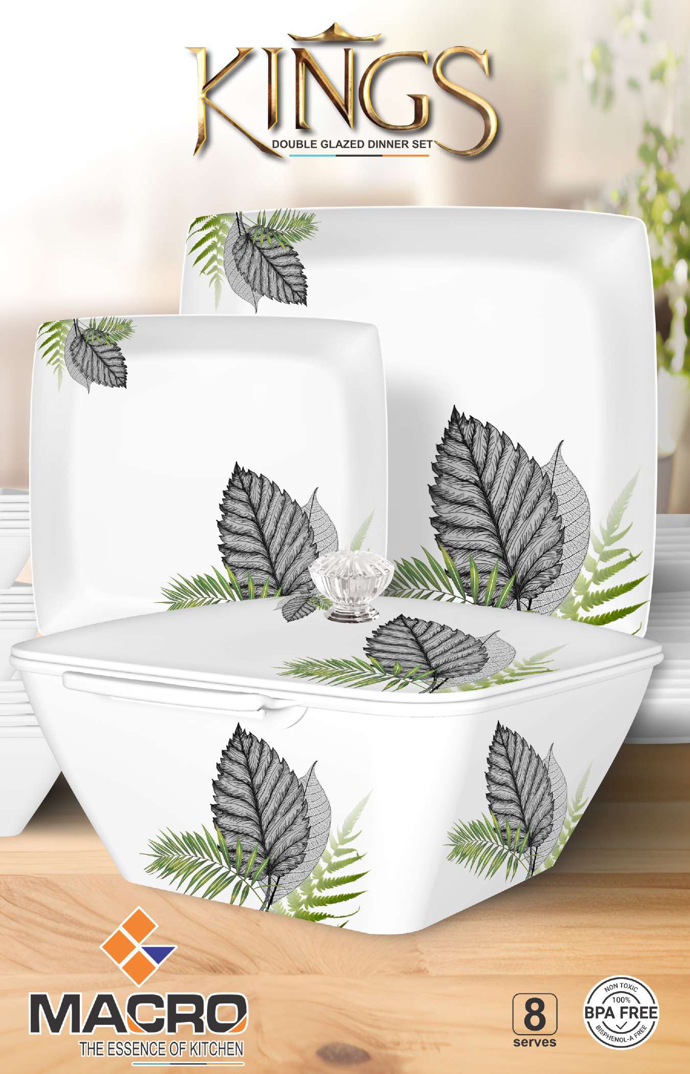 80 Pieces King Dinner Set