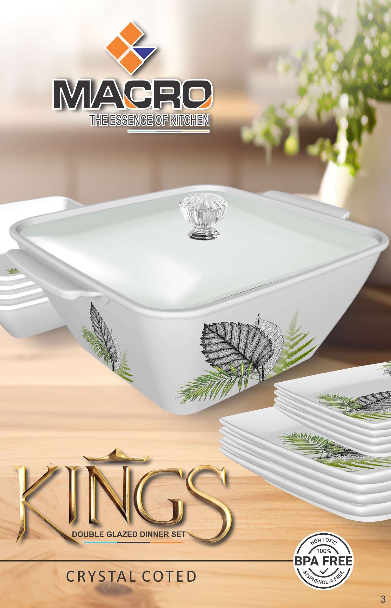80 Pieces King Dinner Set