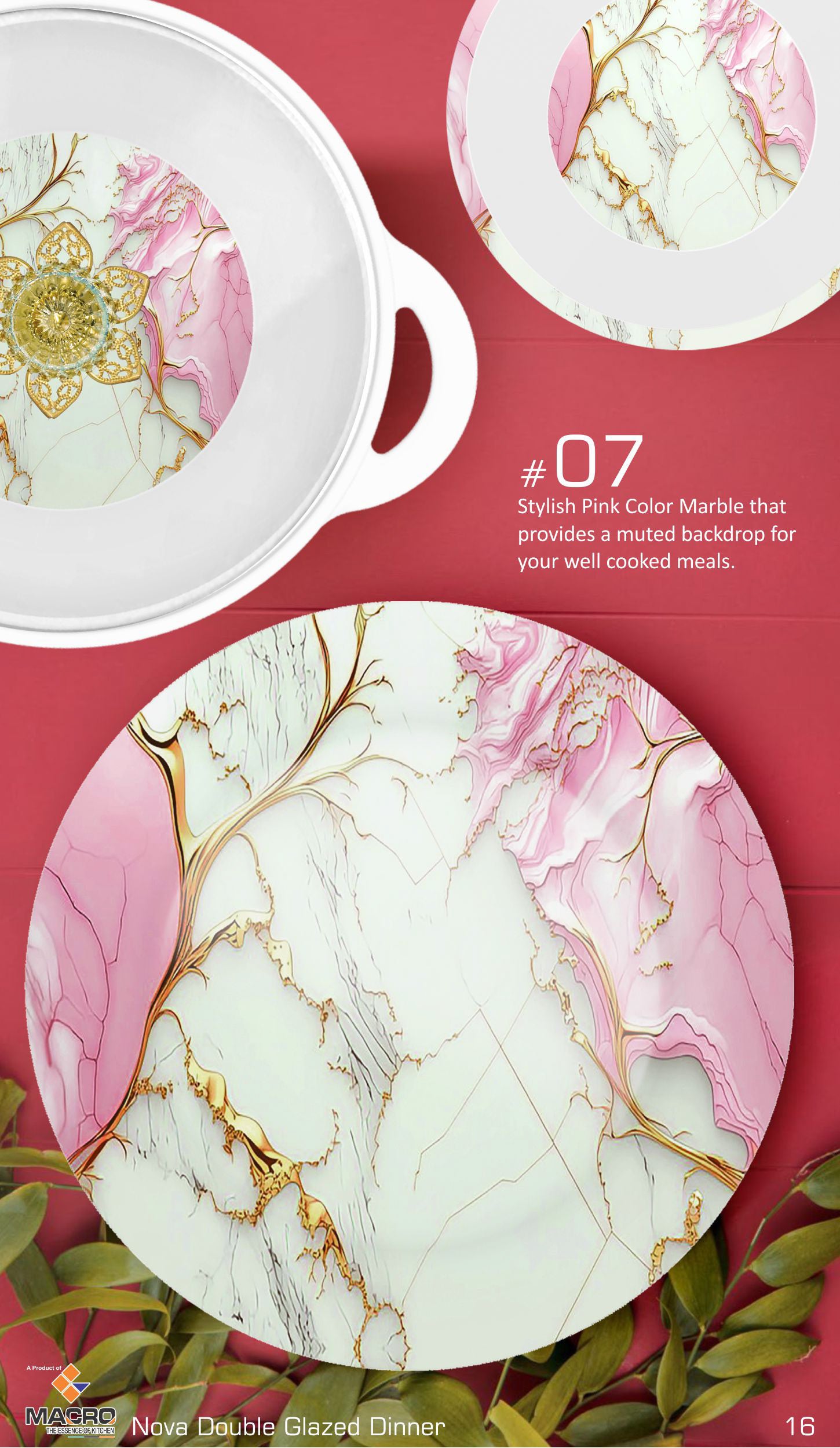80 Pieces Nova Dinner Set Double Glaze