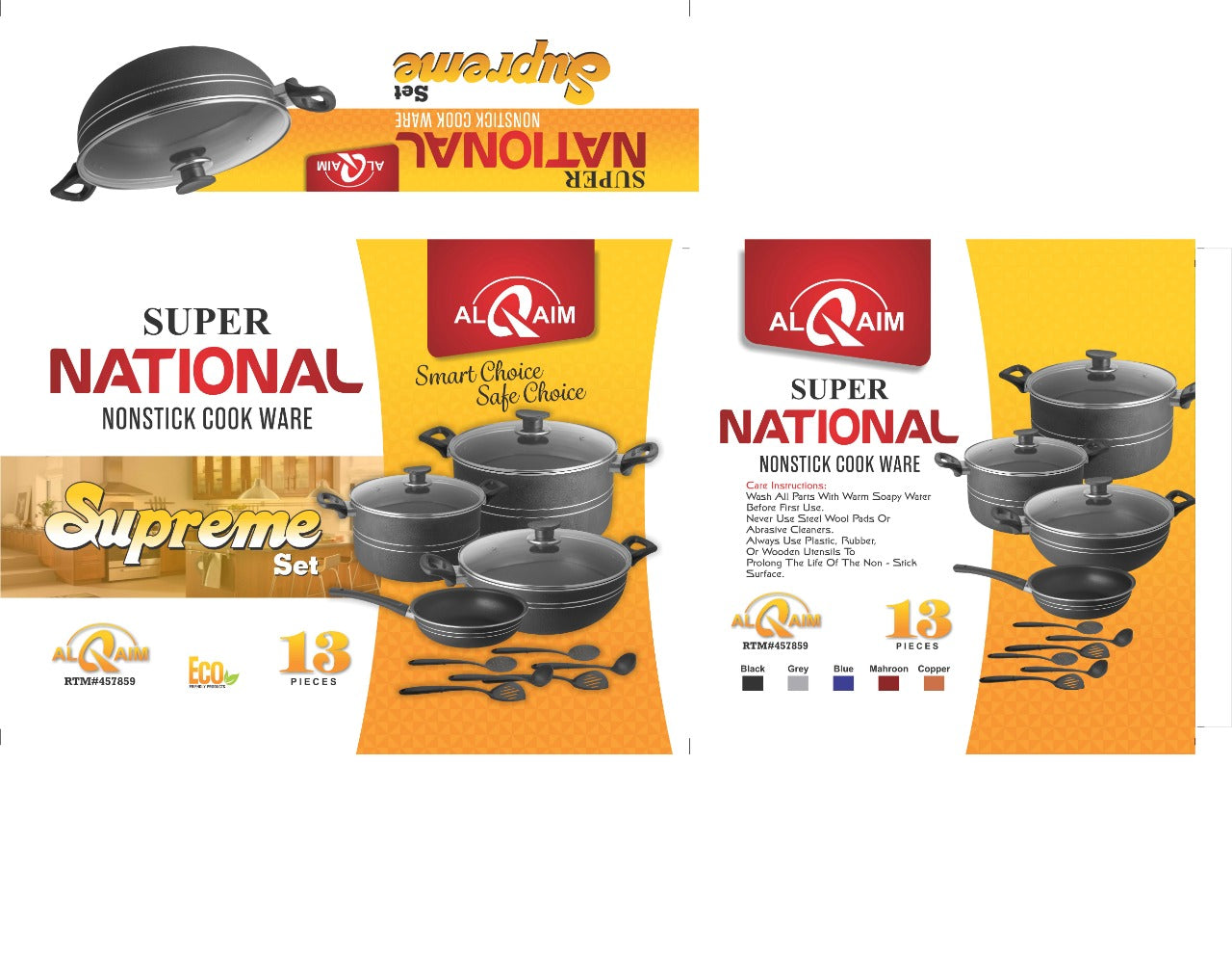 Supreme 13 Pieces Value Pack Non Stick Set