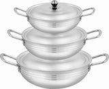 Stylish Wok Set: 6-Piece Karahi Set