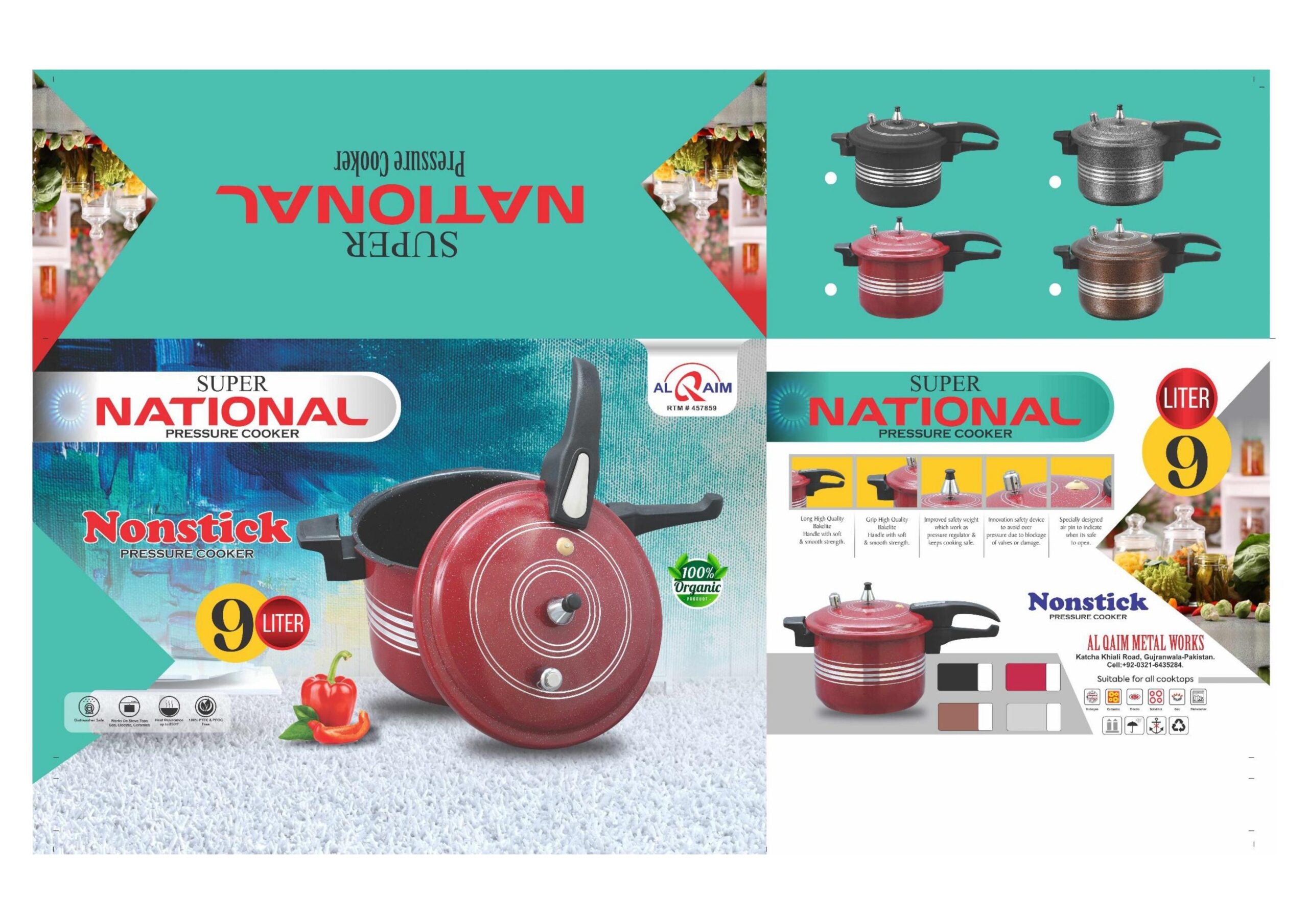 Non Stick Pressure Cooker